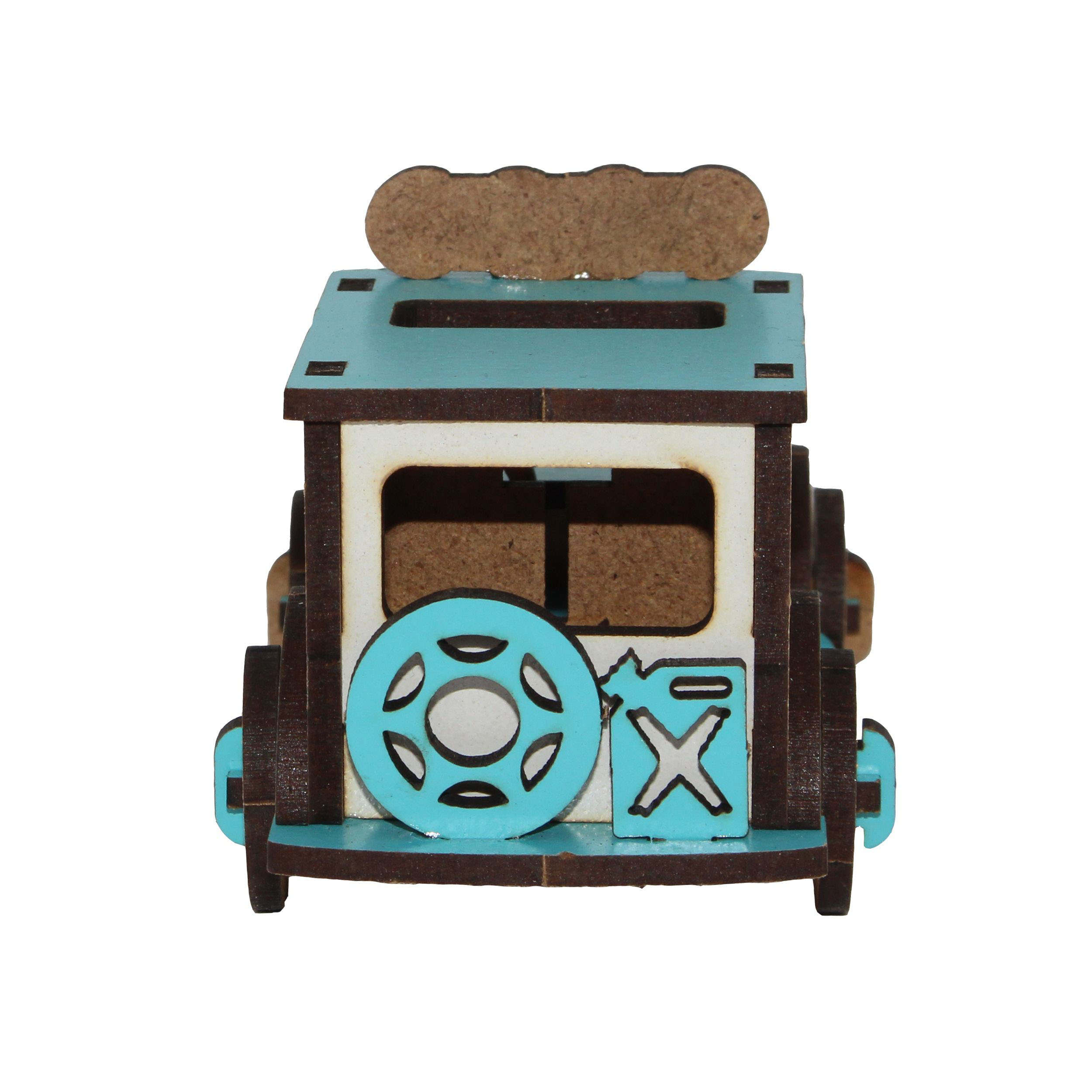 3D Puzzle Wooden Model Kit – Car