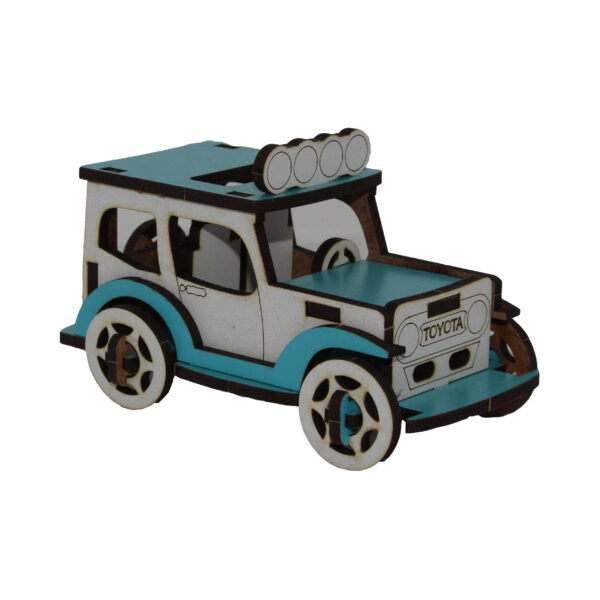 3D Puzzle Wooden Model Kit - Car