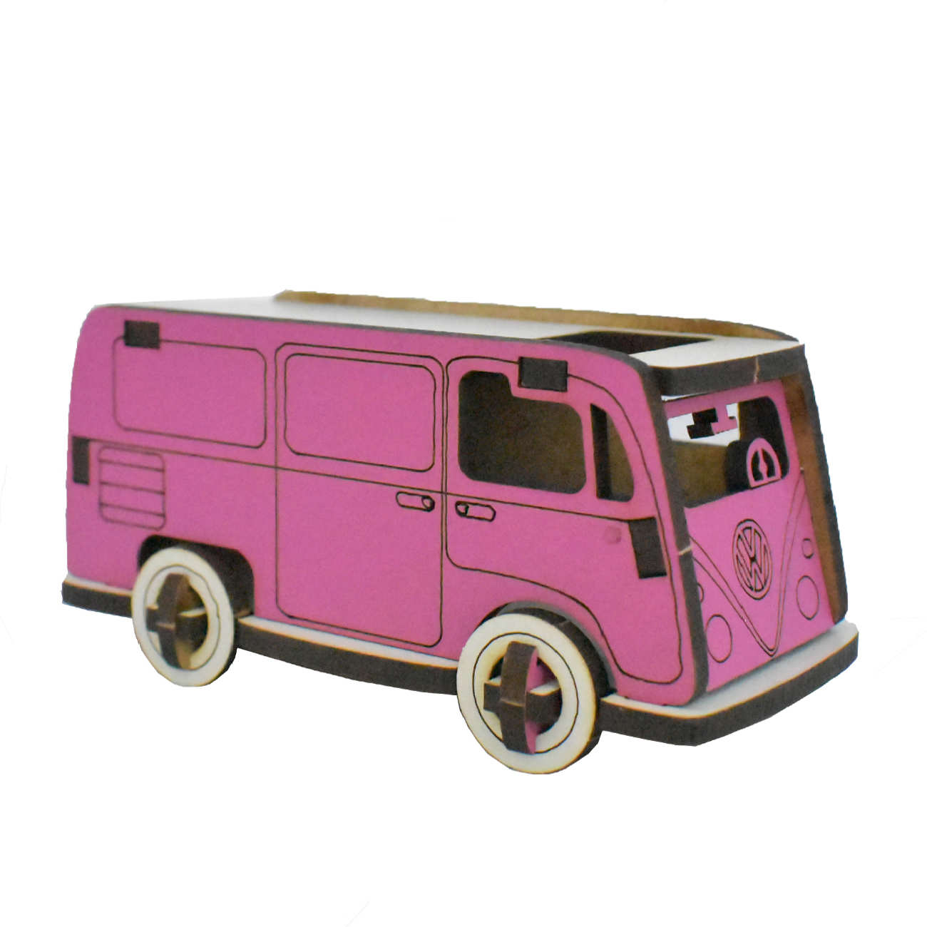 3D Puzzle Wooden Model Kit – Van