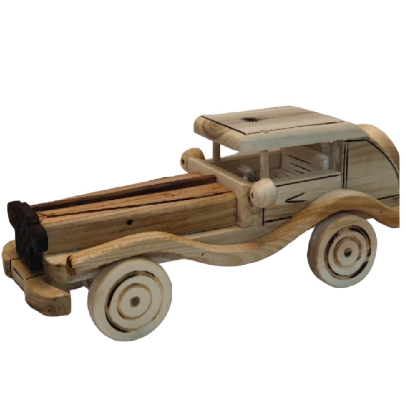 Maquette Model Kit: Wooden Model Kit Classic Car