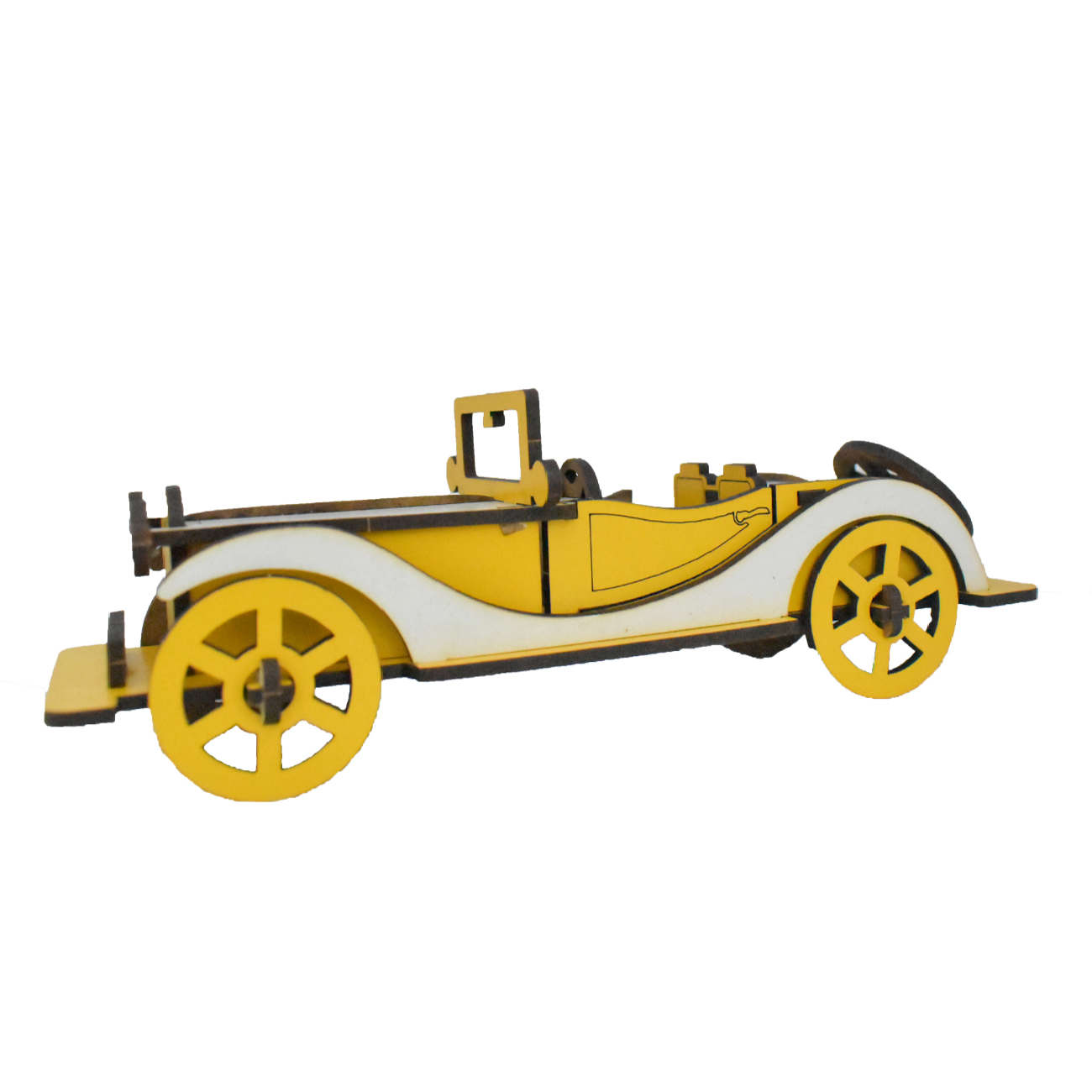 3D Puzzle Wooden Model Kit – Mercedes Car