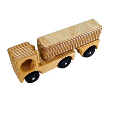 Wooden Dump Truck Toy Handcrafted for Kids