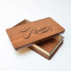 Wooden Box for Gift Giving with the Persian Calligraphy Pattern Booye Bahar