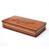 Wooden Box for Gift Giving with the Persian Calligraphy Pattern Gham-E-Eshgh
