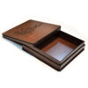 Wooden Box for Gift Giving with the Persian Calligraphy Pattern Hearts Design