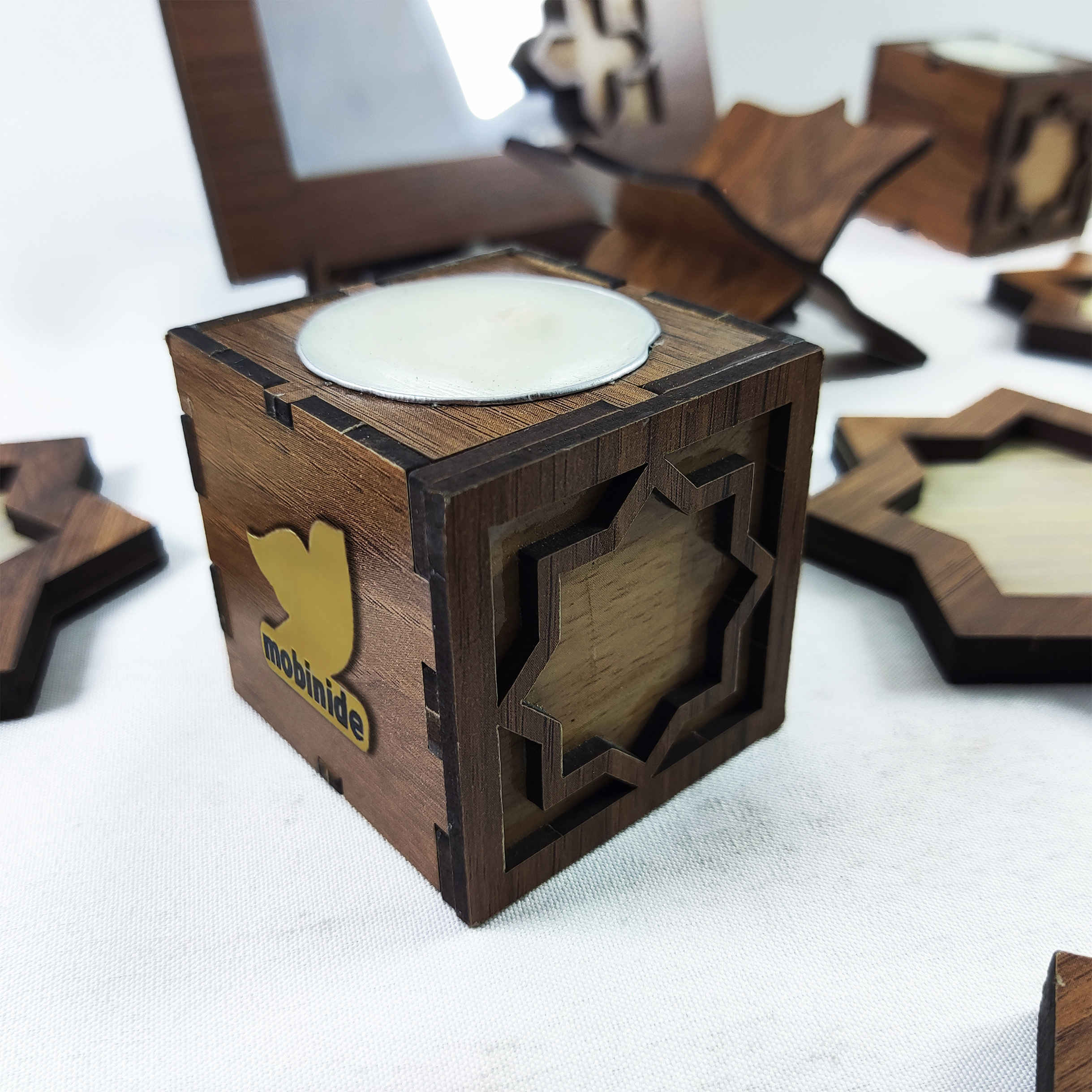 Wooden Haft Seen Set for Nowruz Festivities Shamseh Design