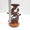 Wooden Haft Seen Set for Nowruz Festivities with Calligraphy Candle Holder