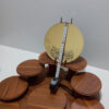 Wooden Haft Seen Set for Nowruz Festivities with Calligraphy Candle Holder