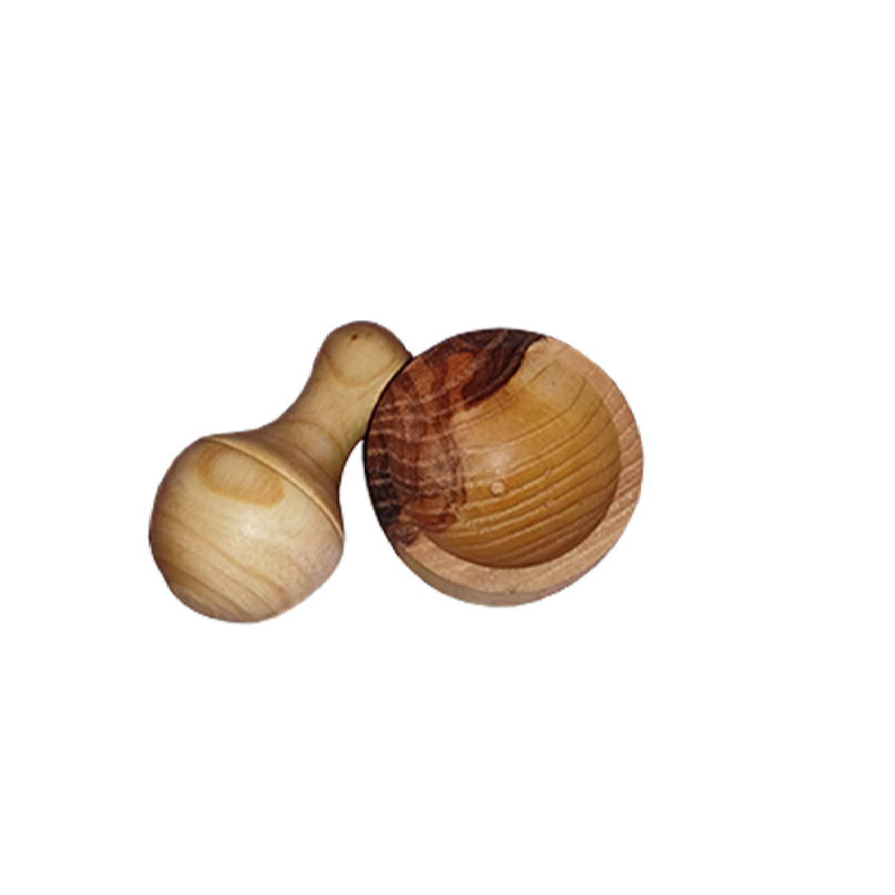 Wooden Mortar & Pestle Set Handcrafted for Culinary Excellence