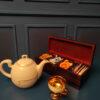 Four-Compartment Tea Box for Tea Bag Variety