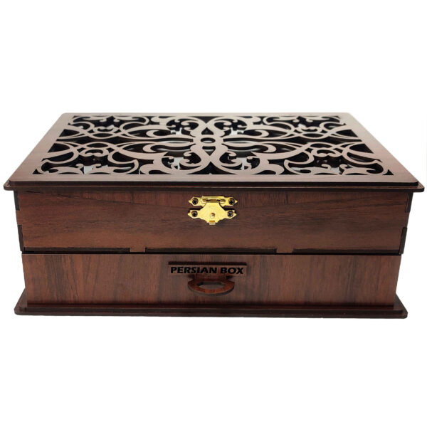 Tea Organizer with 6 Sections for Assorted Flavors