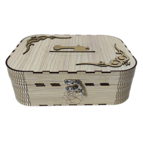 Wooden Sewing Box for Quick Repairs - Lightweight & Portable