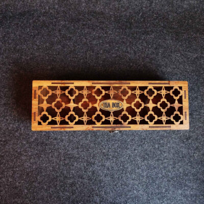 Classic Design Tea Box with 4 Compartments