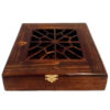 Four-Slot Wooden Tea Box – Functional and Space-Saving