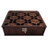 Multi-Functional Wooden Tea Box with 6 Compartments