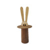 Brown Bunny Design Wooden Toothpick Dispenser