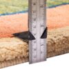 Genuine Persian Gabbeh Wool Rug Handwoven in Fars Geometric