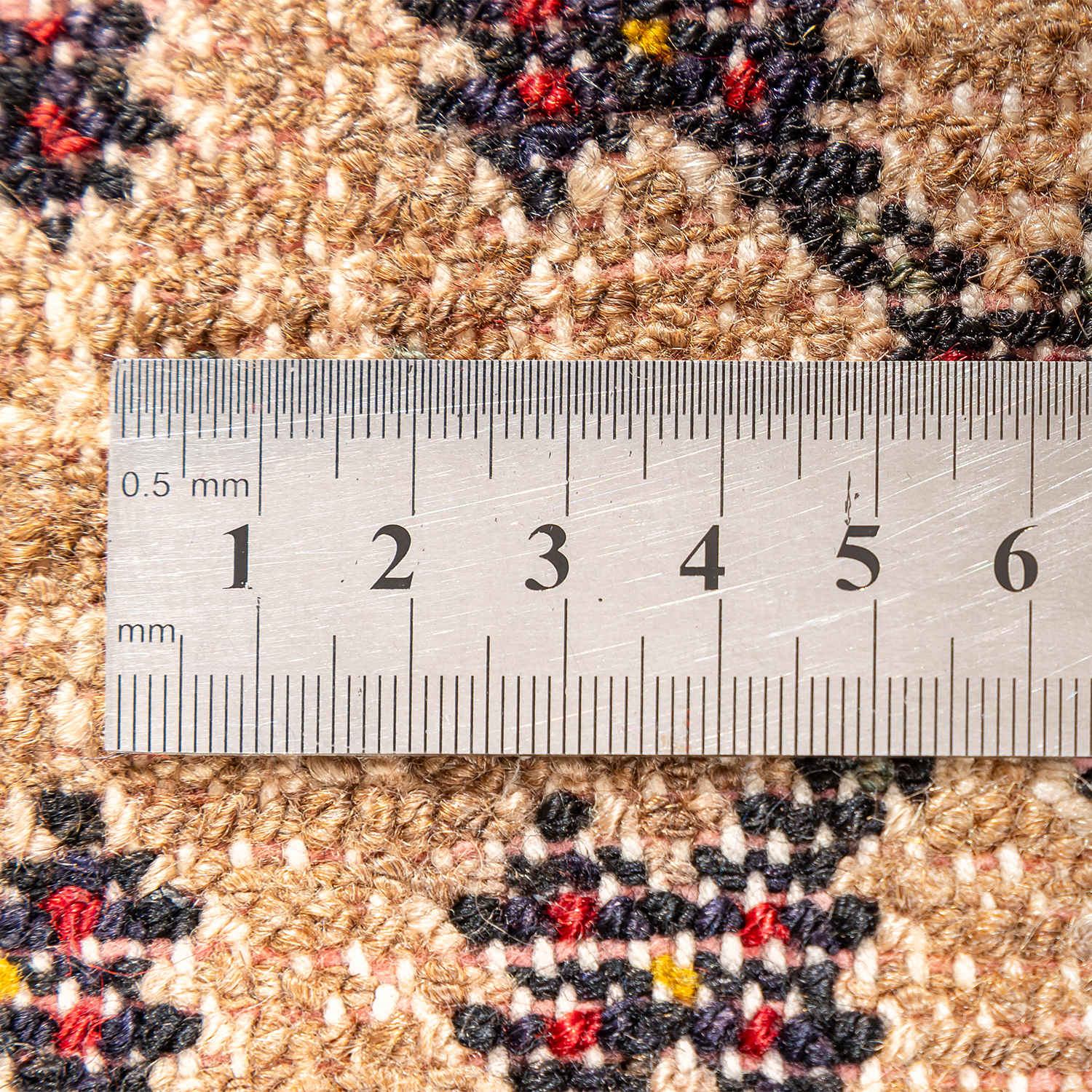 Authentic Persian Runner Carpet with Wool Hand-Knotted in Kermanshah