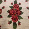 Authentic Persian Wool Carpet Hand-Knotted in Shiraz Floral Cream