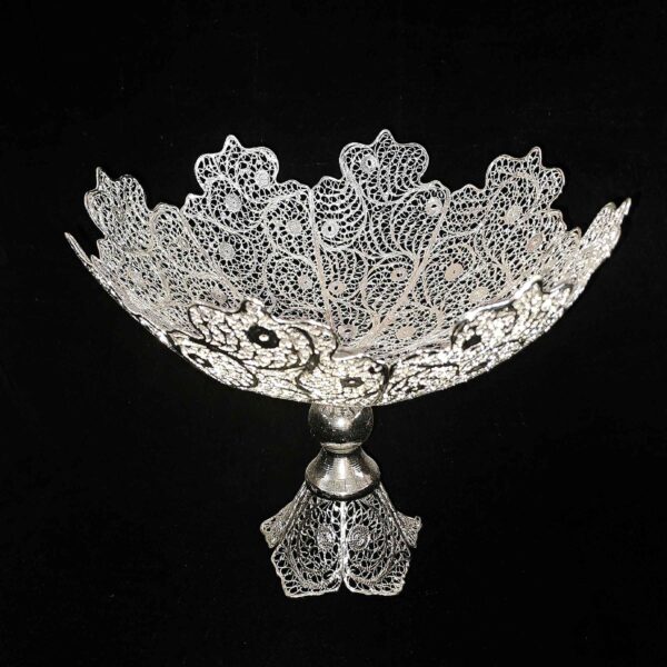 Persian Filigree Decorative Bowl – Malileh-Kari Handcrafted Art
