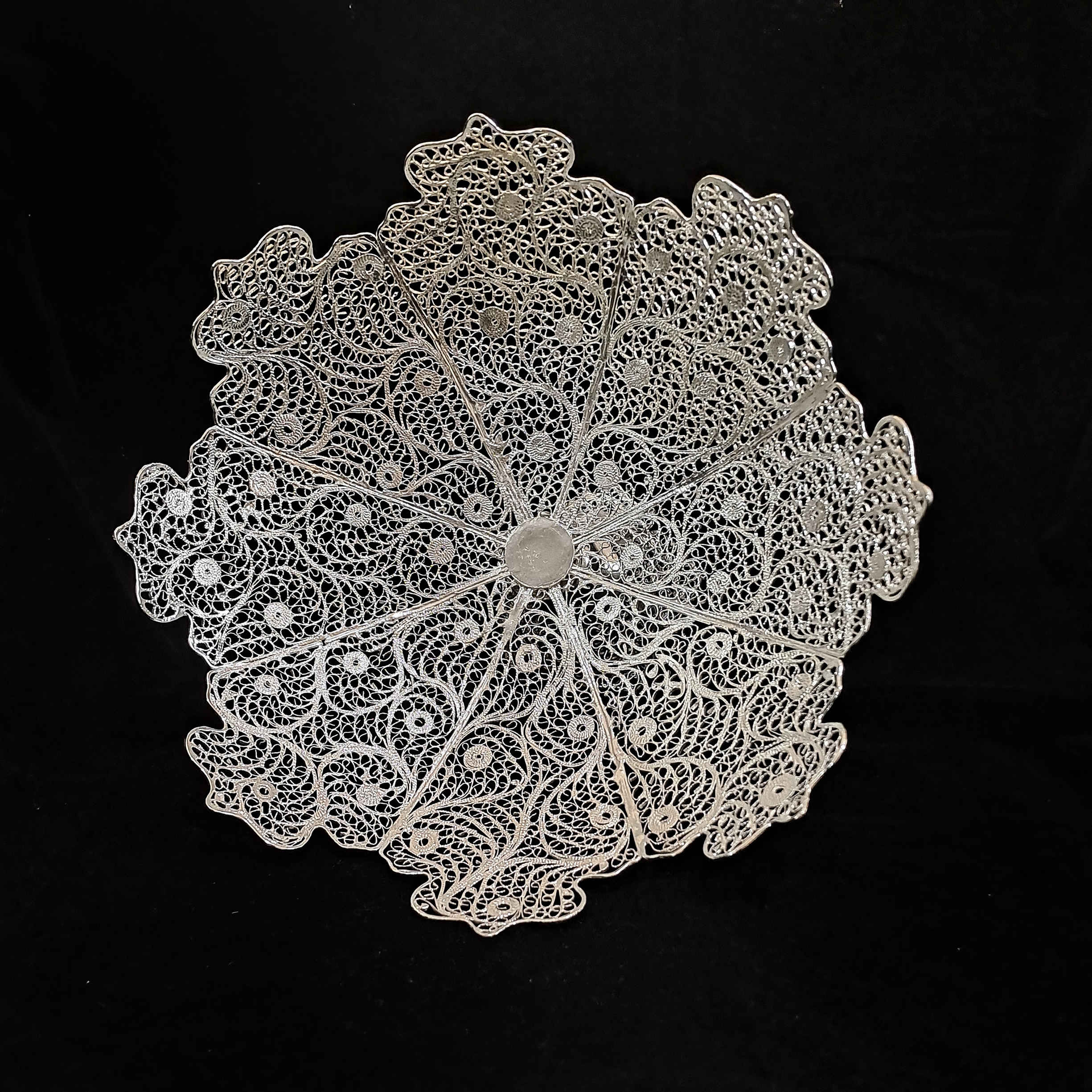 Persian Filigree Decorative Bowl – Malileh-Kari Handcrafted Art
