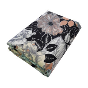 Cotton & Polyester Mattress Cover – Fitted, Breathable, Floral Design, 195×90 cm
