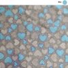 Cotton Mattress Cover – Fitted, Breathable, Washable Heart Design, 195x90 cm