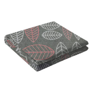 Cotton Mattress Cover – Fitted, Breathable, Washable Leaf Design, 195×90 cm