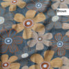 Cotton Mattress Cover – Fitted, Breathable, Floral Design with Zipper, 195x100 cm
