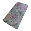 Cotton Mattress Cover – Fitted, Breathable, Leaves Design with Zipper, 195x90 cm