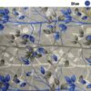 Cotton Mattress Cover – Fitted, Breathable, Leaves Design with Zipper, 195x90 cm