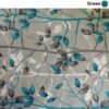 Cotton Mattress Cover – Fitted, Breathable, Leaves Design with Zipper, 195x90 cm