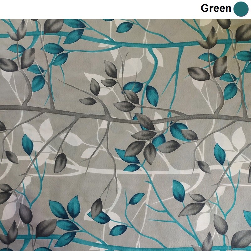 Cotton Mattress Cover – Fitted, Breathable, Leaves Design with Zipper, 195×90 cm