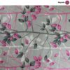 Cotton Mattress Cover – Fitted, Breathable, Leaves Design with Zipper, 195x90 cm