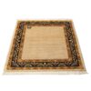 Genuine Persian Wool Carpet Hand-Knotted Bordered Cream