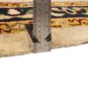 Genuine Persian Wool Carpet Hand-Knotted Bordered Cream