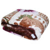 Golbaft Persian Single Bed Blanket Floral Brown