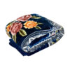 Golbaft Persian Single Bed Blanket Floral Navy Blue