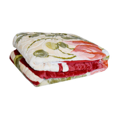 Golbaft Persian Single Bed Blanket Floral Red