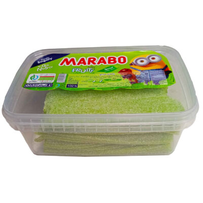 Halal Gummy Candy – Sour Apple Sticks – Marabo (900g)