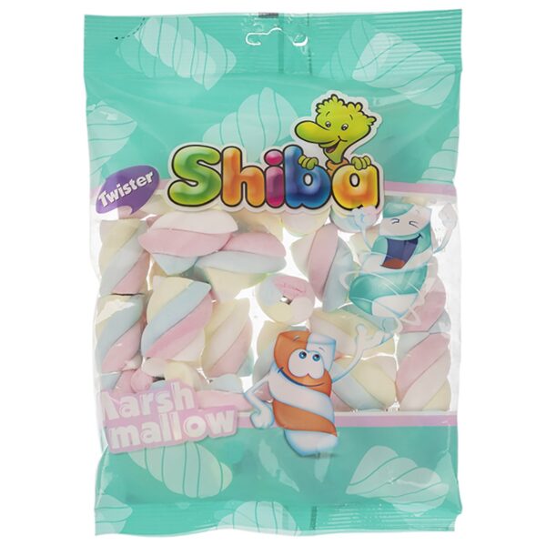 Halal Marshmallow Pack - Twister Fruit Fluffy & Delicious - Shiba (20-Pack)