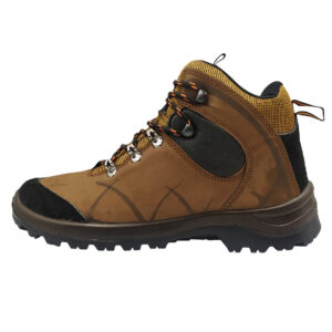 Hiking Boots for Men Brown Durable & Lightweight Faux Leather