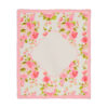 Islamic Prayer Mat Velvet Sajadah Floral Pink