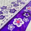 Islamic Prayer Mat Padded Janamaz Floral Bordered Purple