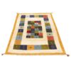 Persian Gabbeh Wool Rug Handwoven in Fars Kashkuli Cream