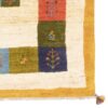Persian Gabbeh Wool Rug Handwoven in Fars Kashkuli Cream