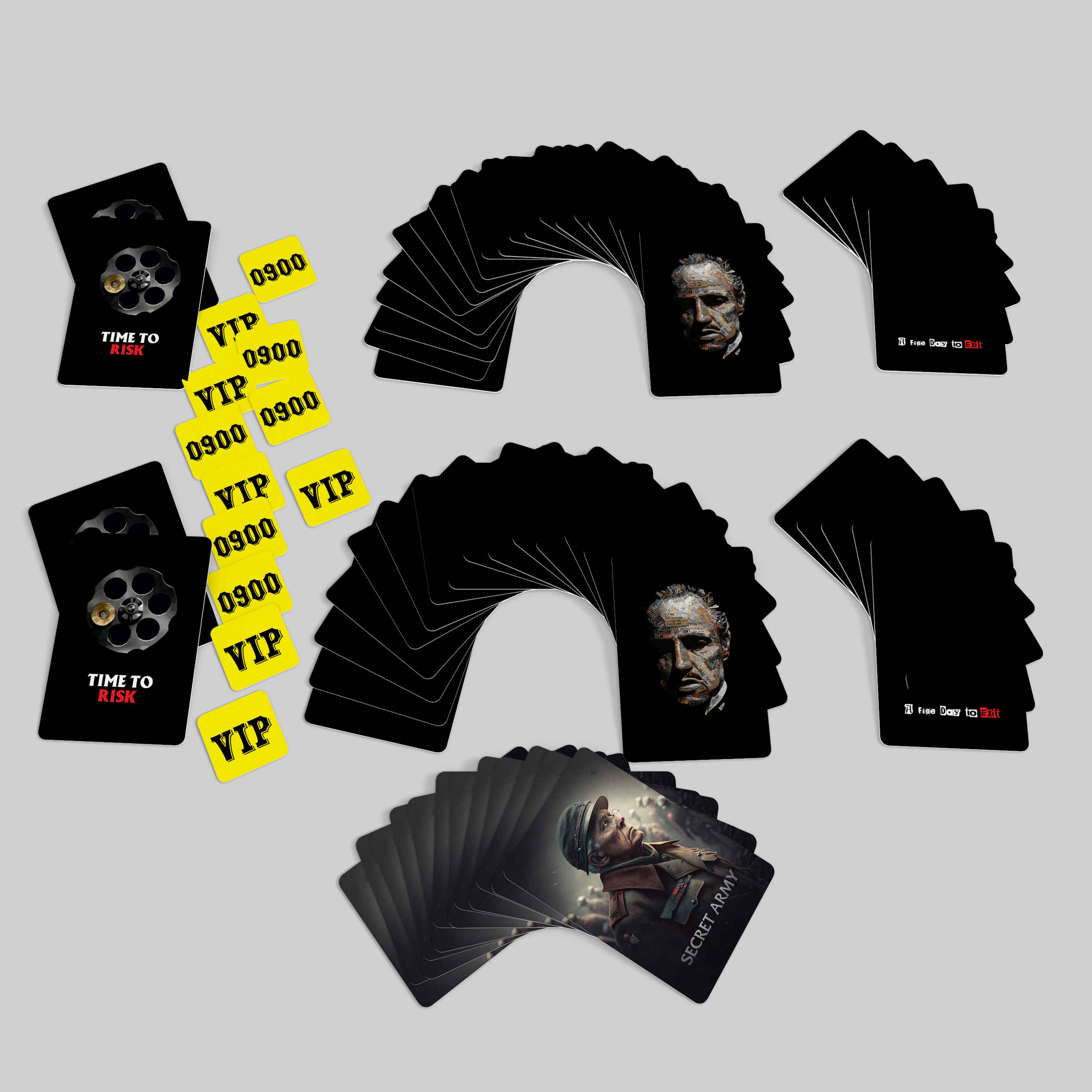Mafia Playing Card Game with 4 Scenarios (Farsi)