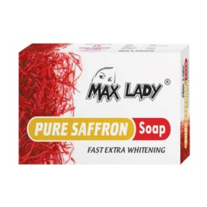 Max Lady Saffron Soap Bar for Lightening & Brightening Skin (6 Bars)