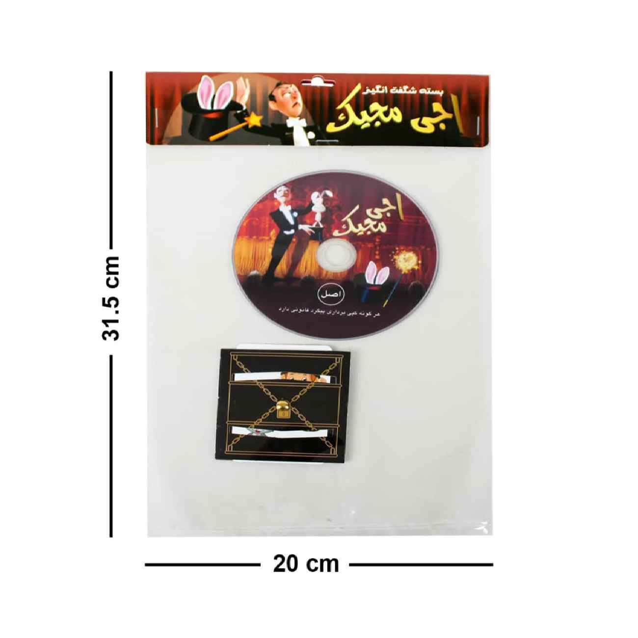 Mental Magic Trick Lock with Instructional DVD ( Farsi)