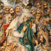 Hand-Knotted Persian Pictorial Rug from Tabriz Depicting Prophet Joseph with Jacob's Shirt Scent of the Beloved
